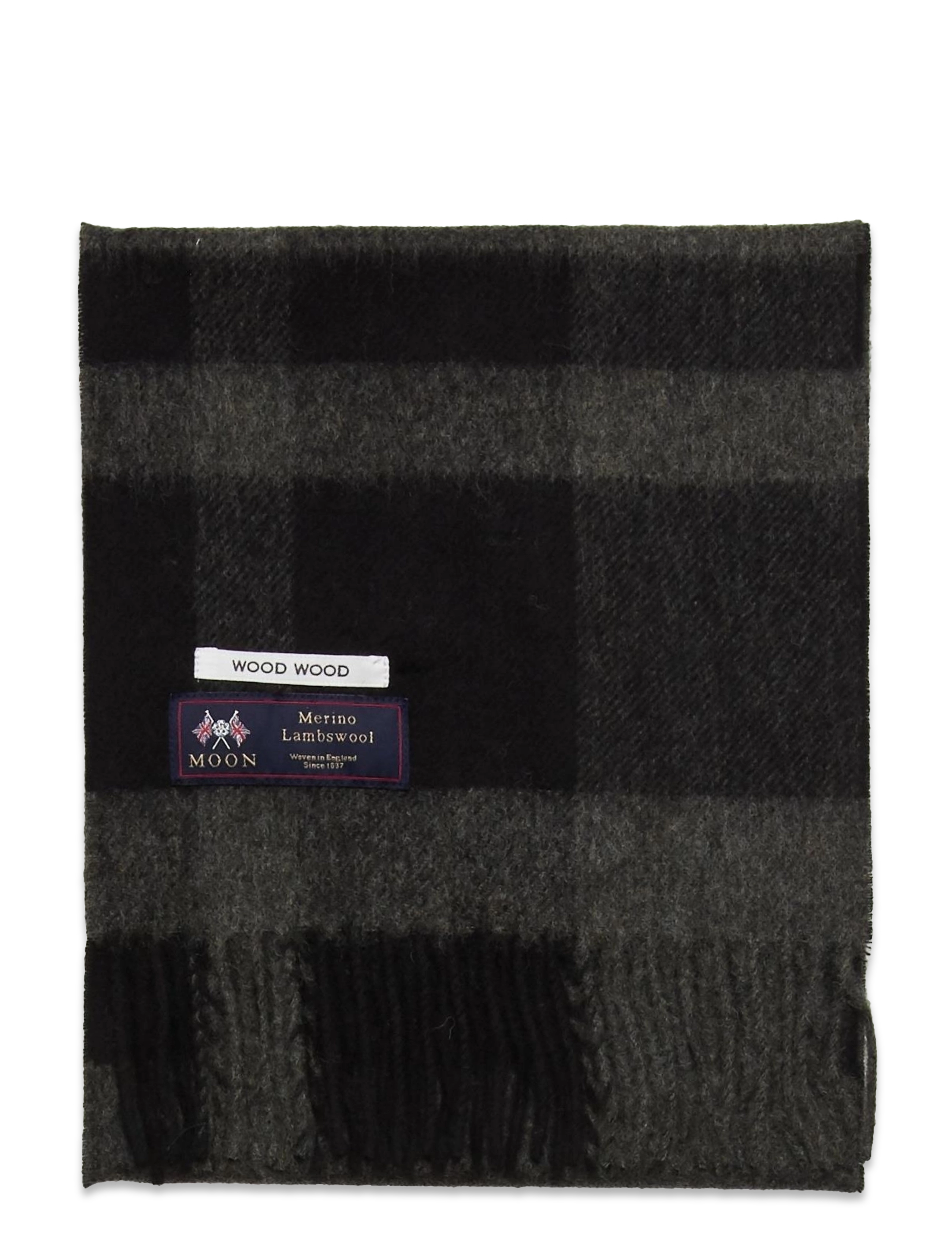 Wood Wood - Karlo check scarf - black - 1
