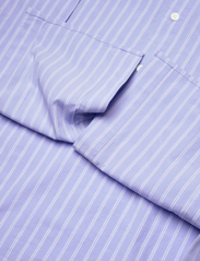 Wood Wood - Soya poplin stripe dress - skjortekjoler - light blue - 3