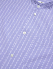 Wood Wood - Charlize poplin stripe shirt - krekli ar garām piedurknēm - light blue - 2