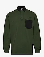 Brodie rugby shirt - FOREST GREEN