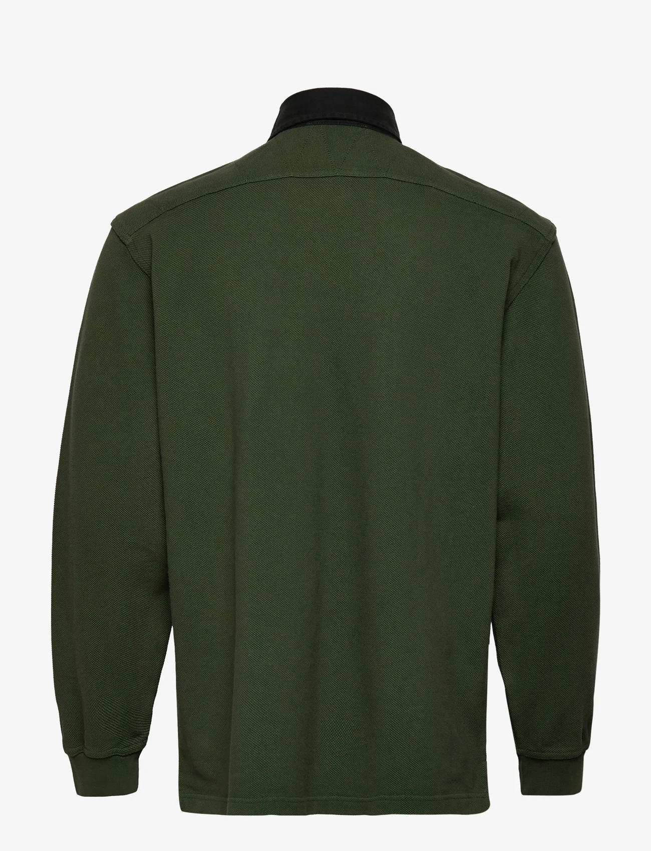 Wood Wood - Brodie rugby shirt - polo marškinėliai ilgomis rankovėmis - forest green - 1