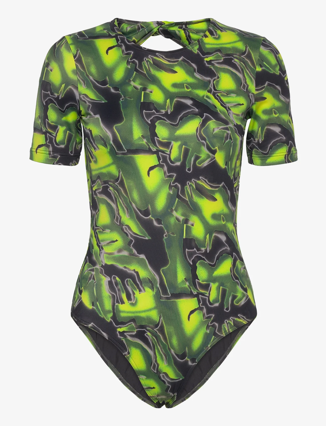 Wood Wood - Whitney bathing suit - badedrakter - dark green - 0