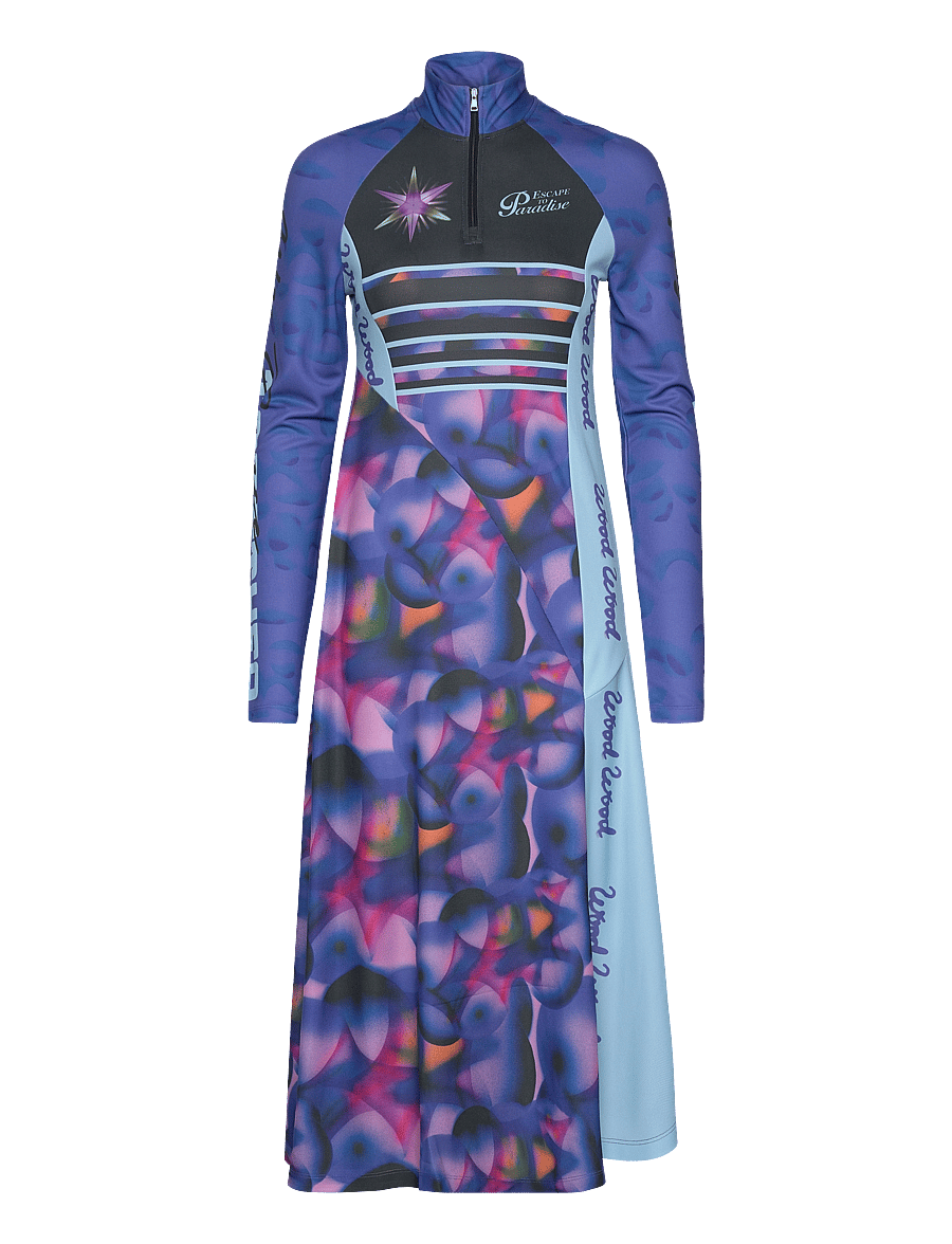 WOOD WOOD - Eva performance dress - kleidid ja seelikud - purple aop - 0