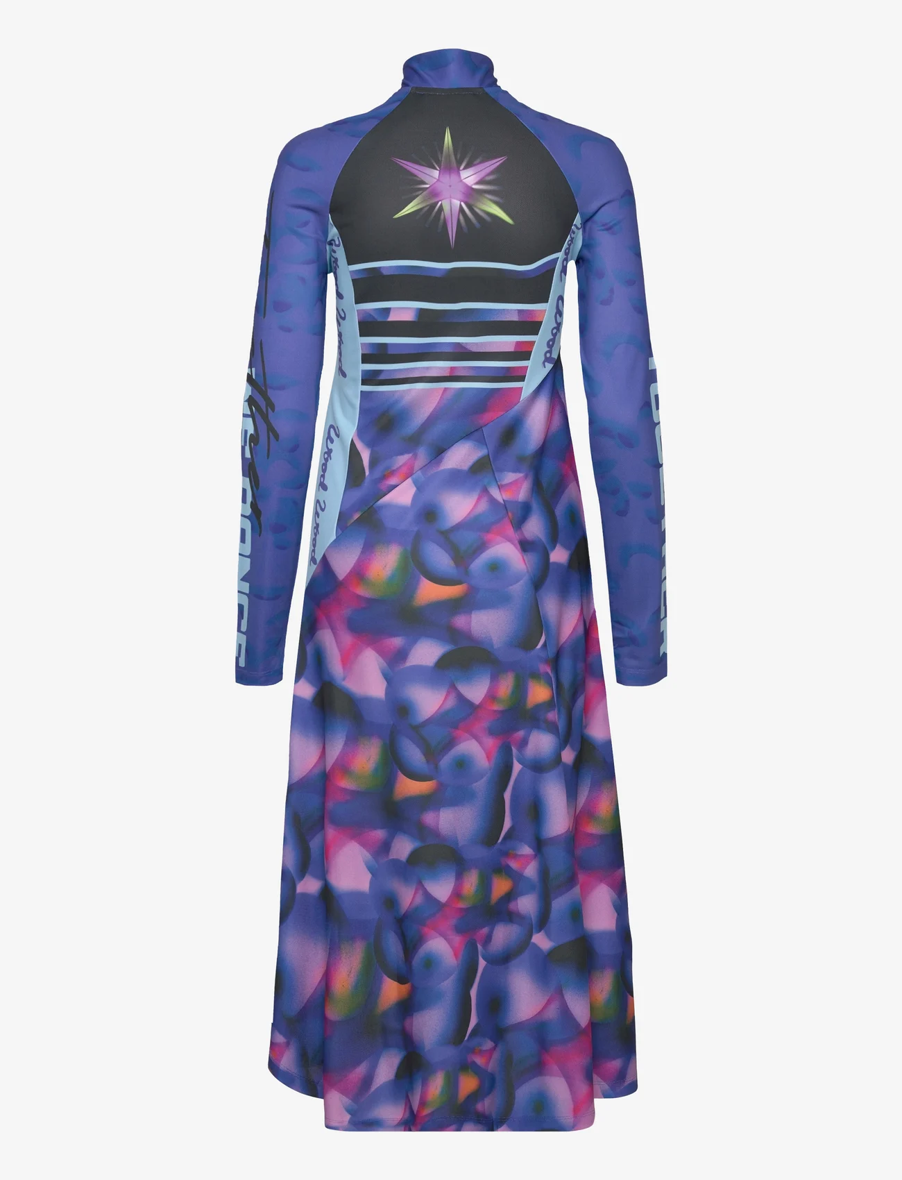Wood Wood - Eva performance dress - sweatshirt dresses - purple aop - 1