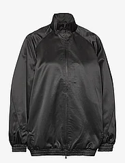 Wood Wood - Sonia structured satin jacket - forårsjakker - black - 0