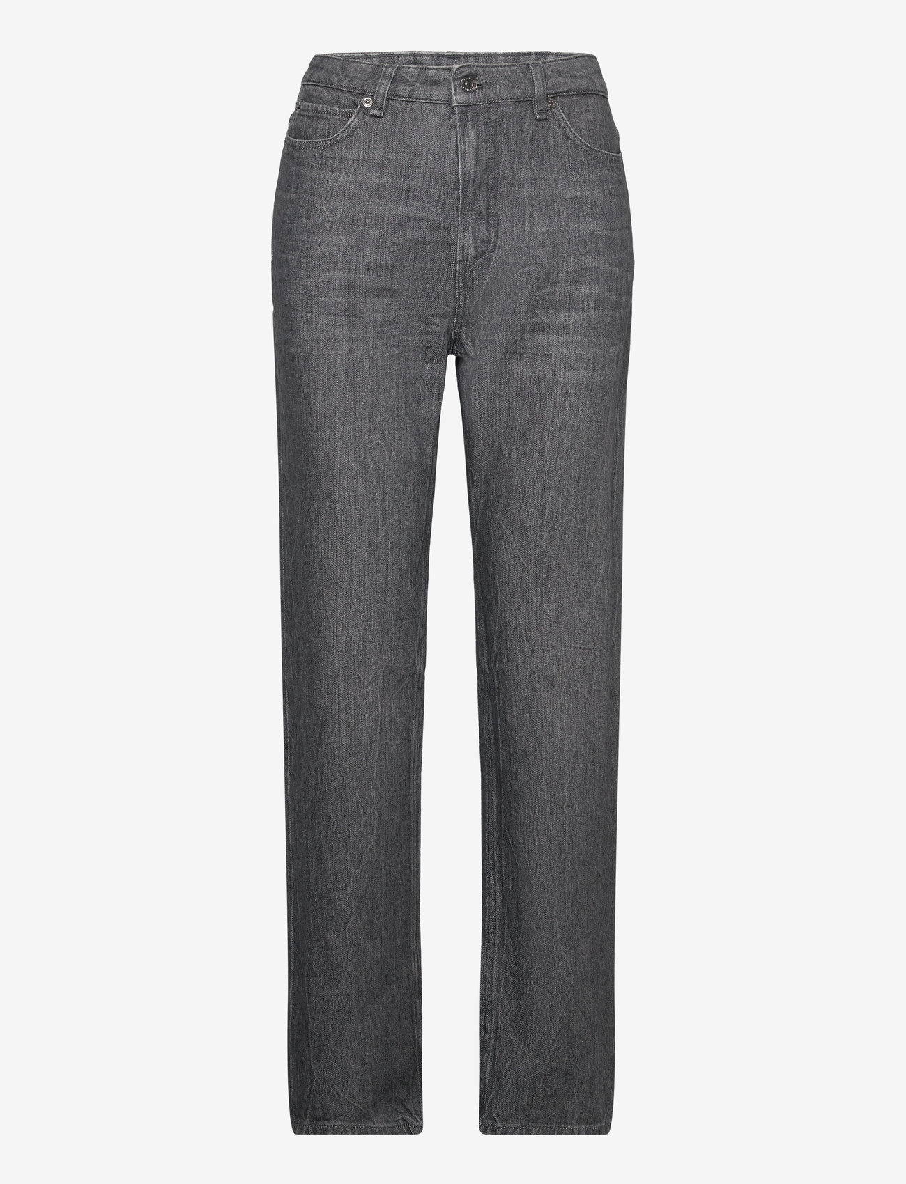 WOOD WOOD - Ilo rigid denim - straight jeans - black wash - 0
