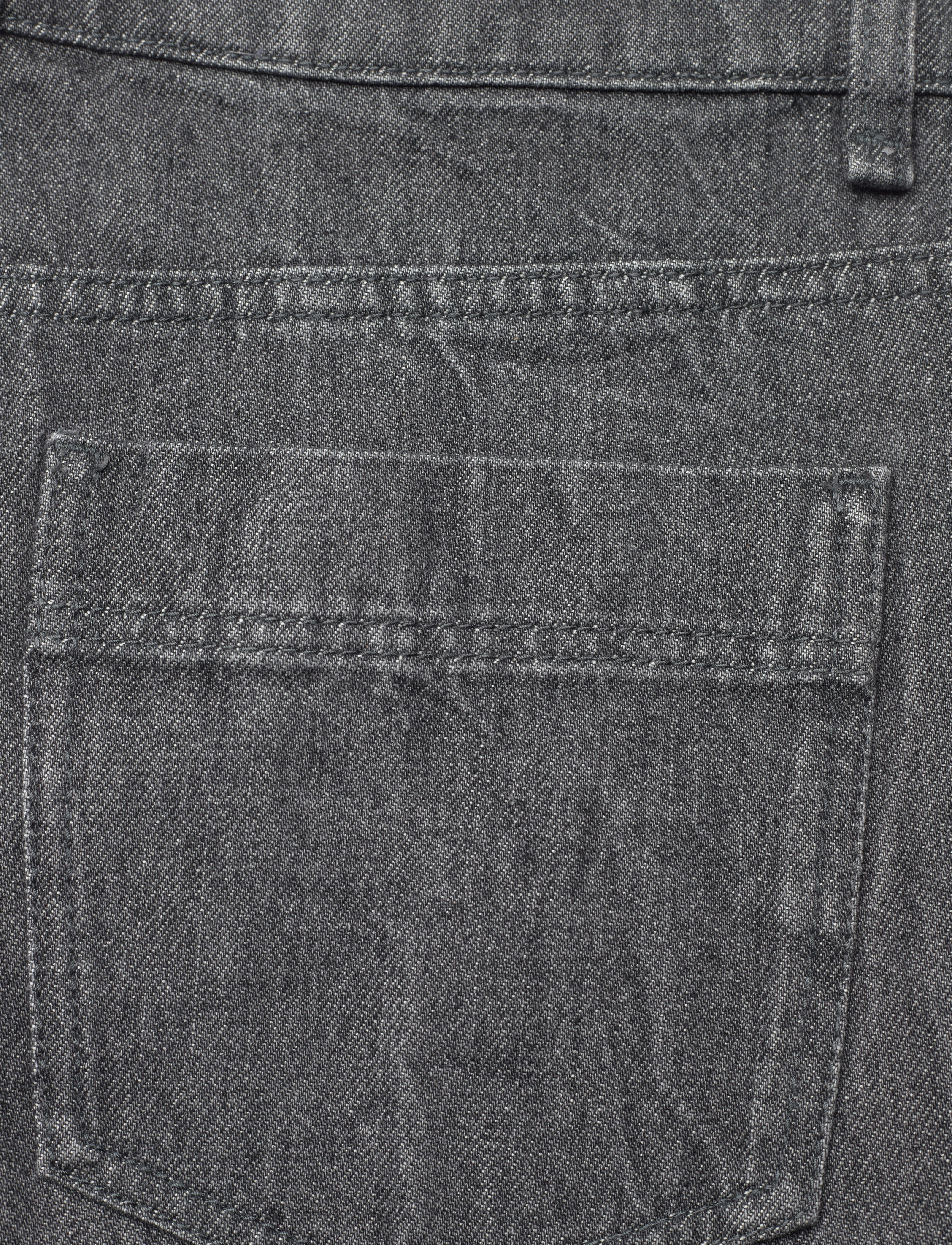 WOOD WOOD - Ilo rigid denim - beinar gallabuxur - black wash - 4