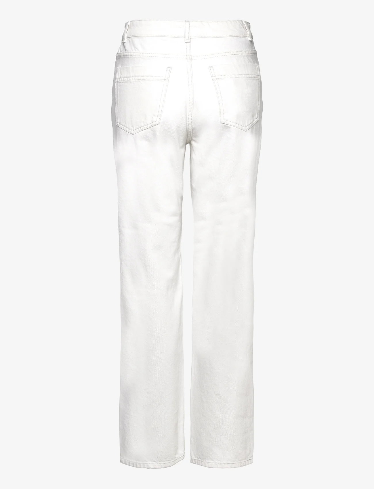 Wood Wood - Ilo rigid denim - džinsa bikses ar platām starām - white - 1