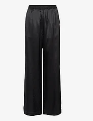 Wood Wood - Florence trousers - leveälahkeiset housut - black - 0