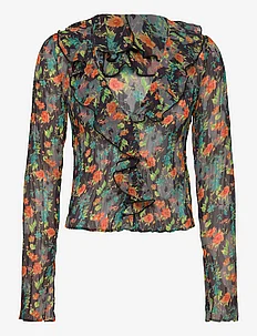 Hannah chiffon blouse, Wood Wood
