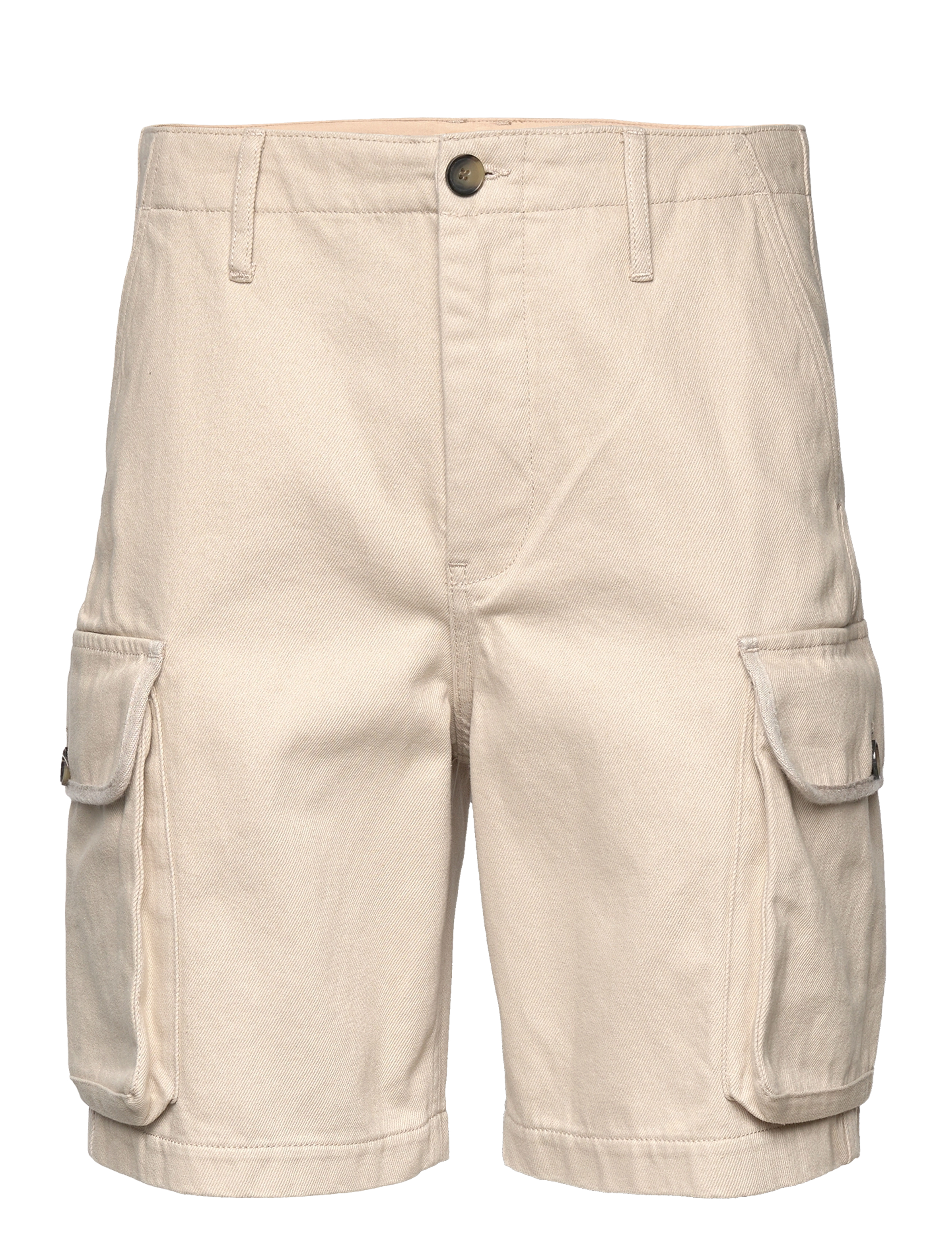 WOOD WOOD Liam twill shorts - Cargo shorts - LIGHT SAND / cream