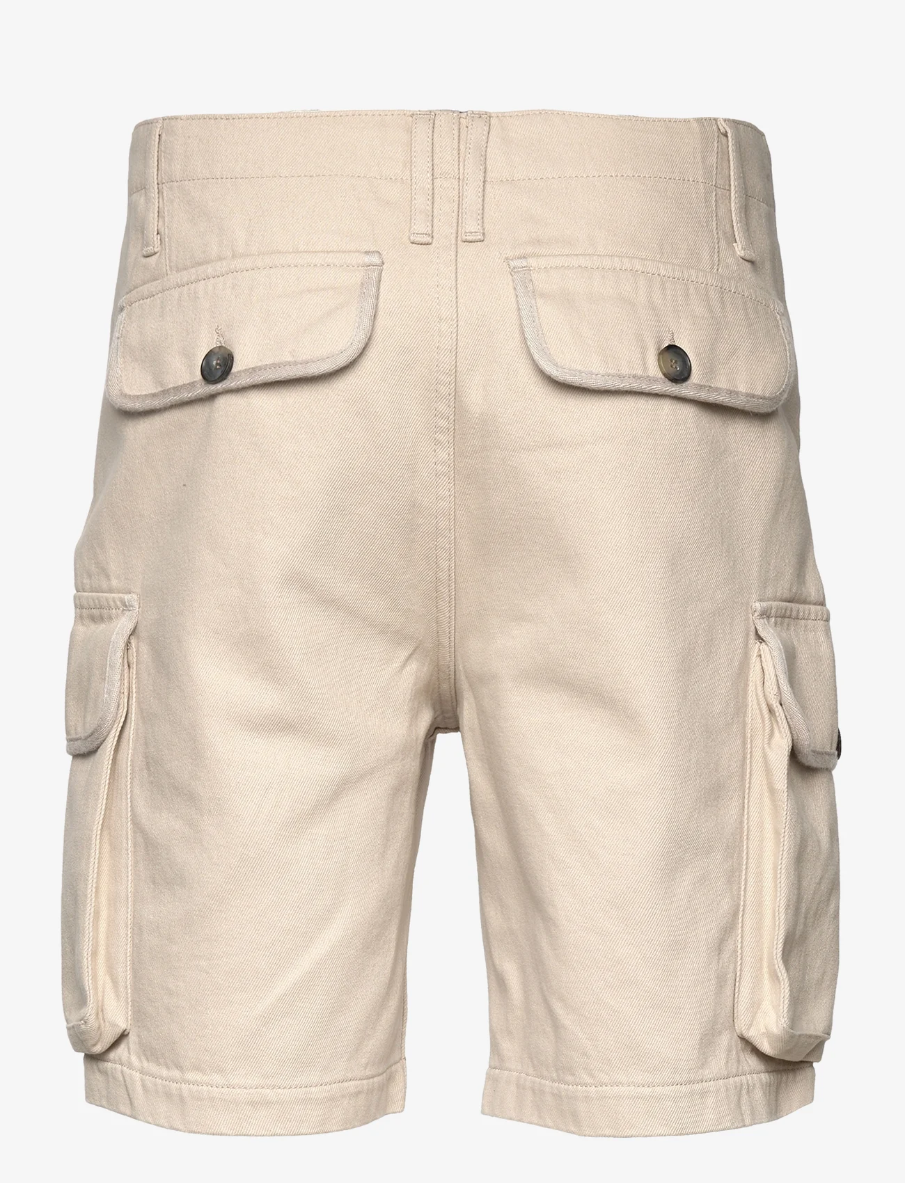 Wood Wood - Liam twill shorts - cargo stila šorti - light sand - 1