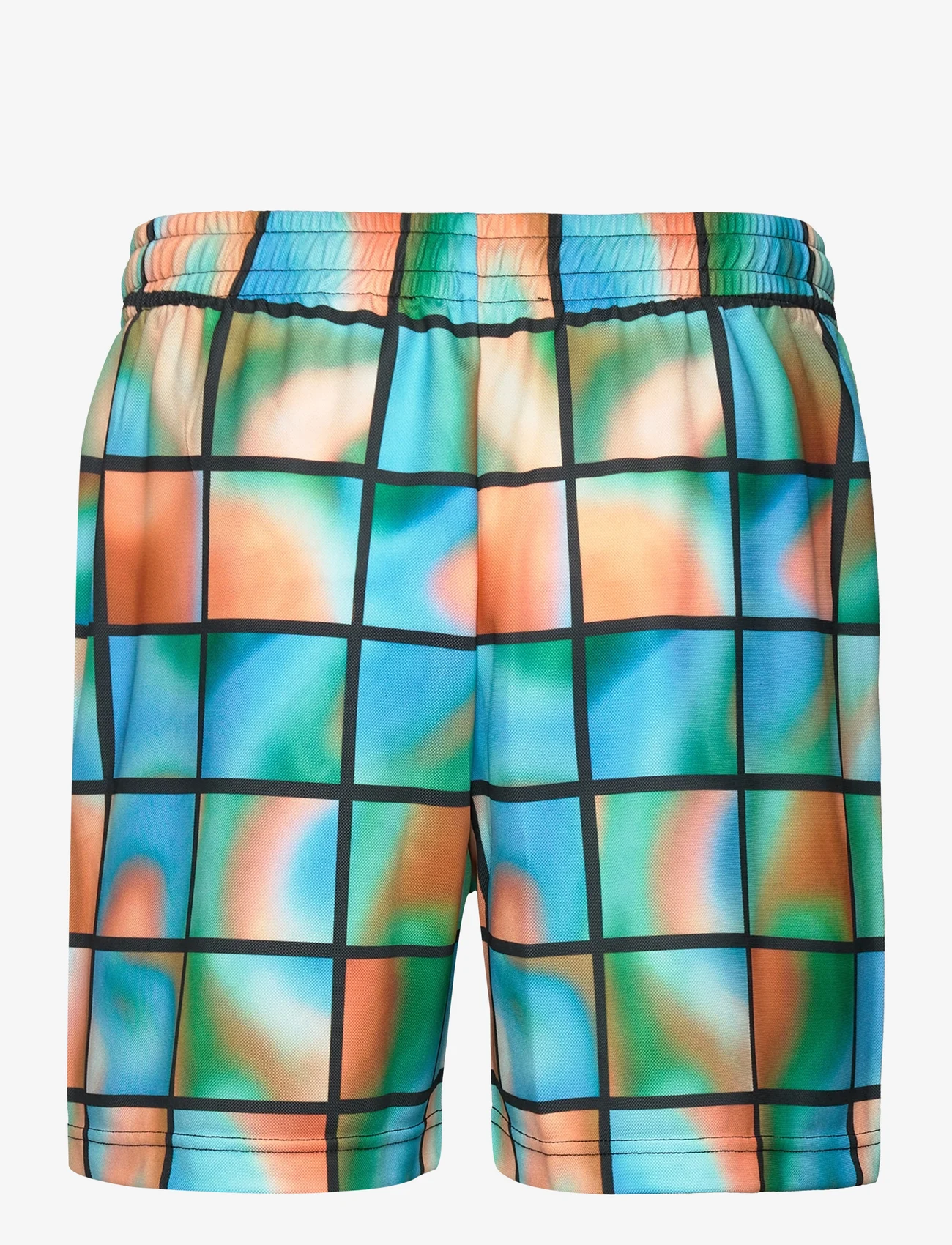 Wood Wood - Balthazar all over print shorts - krótkie spodenki - black aop - 1