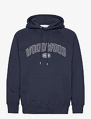 Wood Wood - Fred IVY hoodie - hættetrøjer - navy - 0