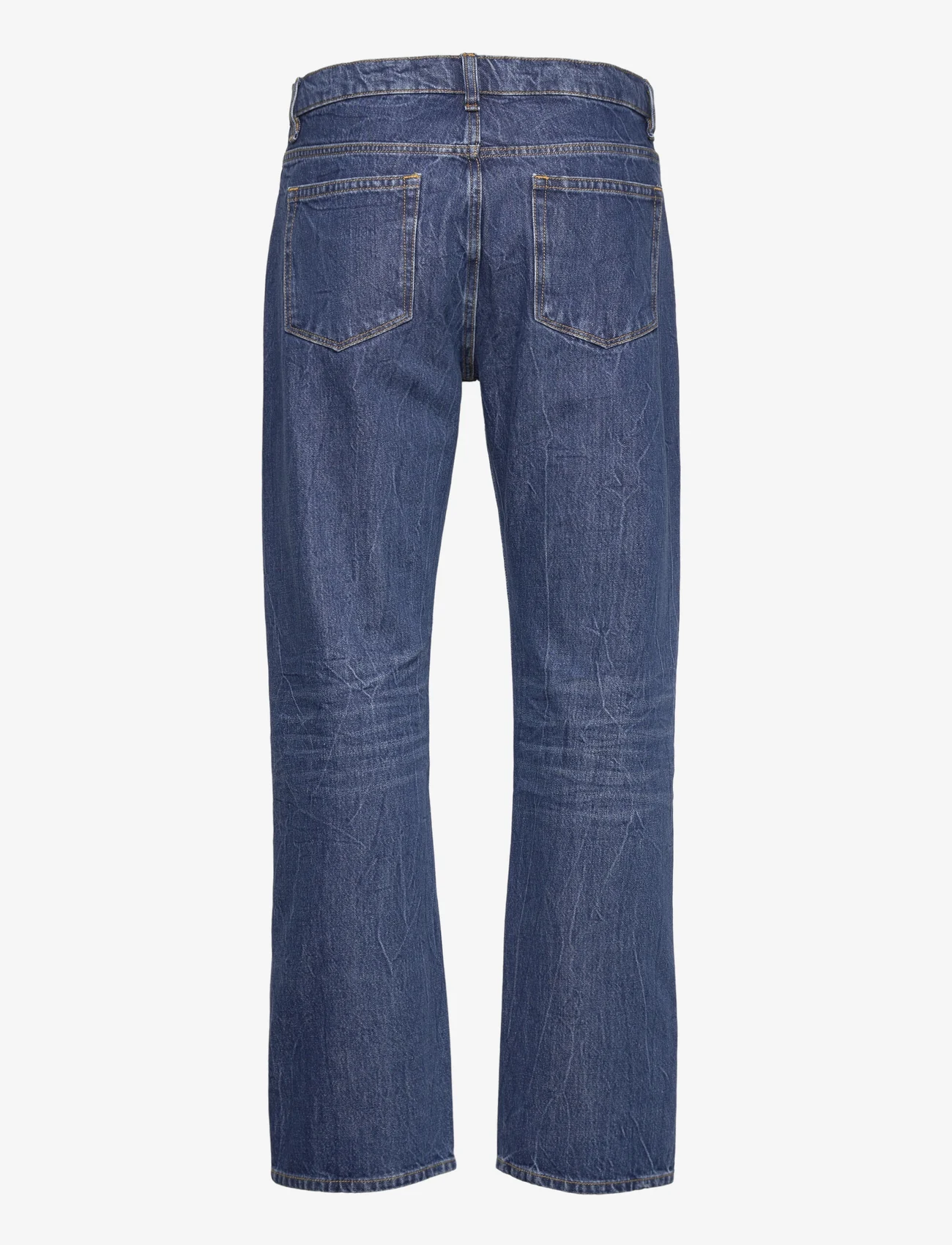 Wood Wood - Al rigid denim straight fit - tavalised teksad - worn blue - 1