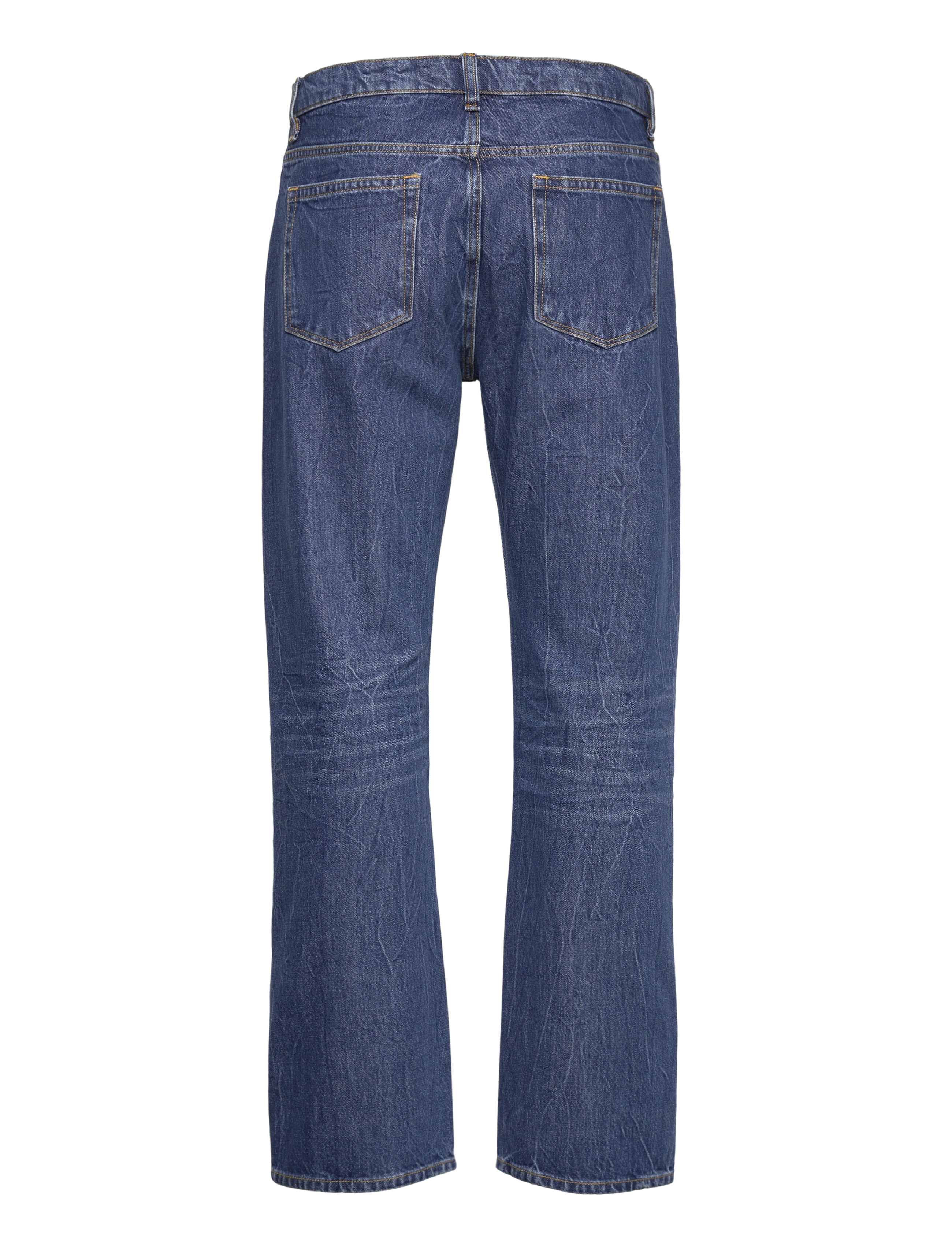 WOOD WOOD - Al rigid denim straight fit - tavalised teksad - worn blue - 1