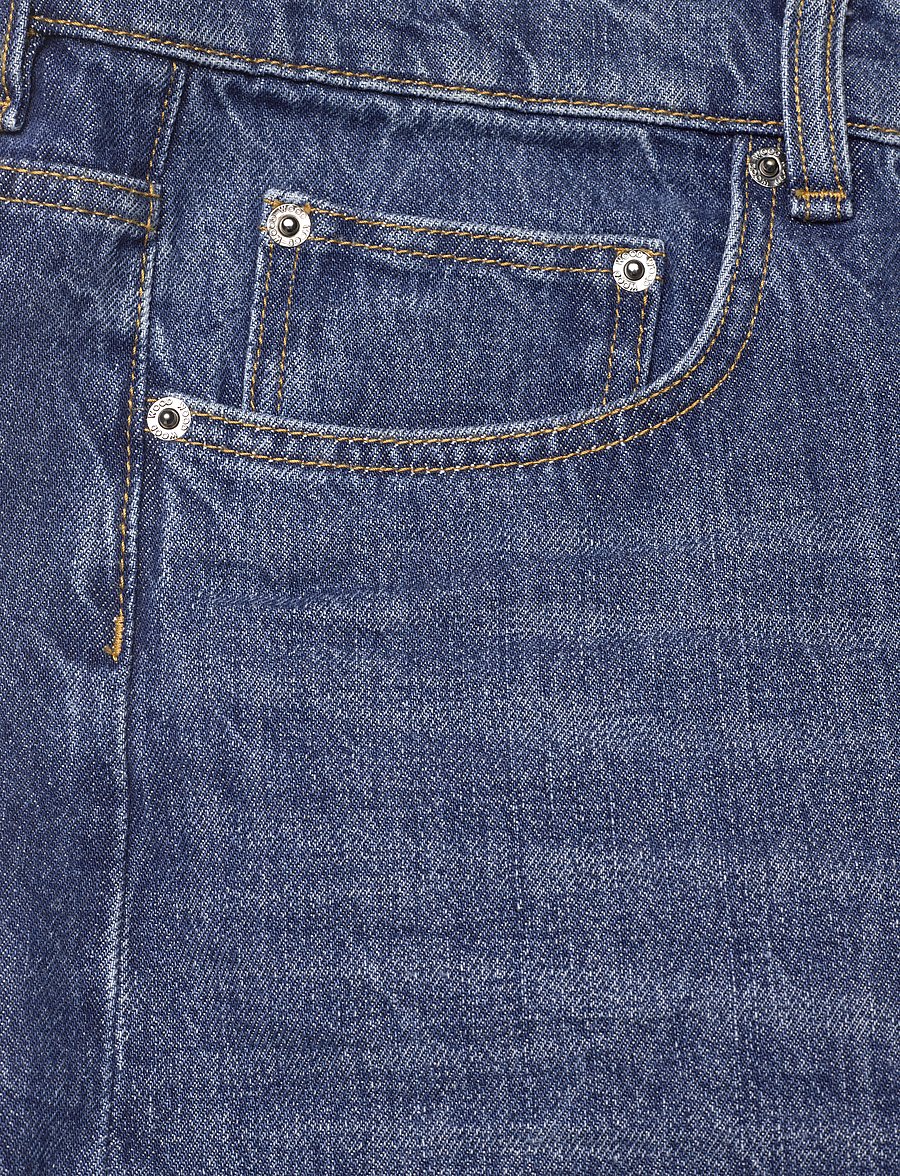 WOOD WOOD - Al rigid denim straight fit - tavalised teksad - worn blue - 2