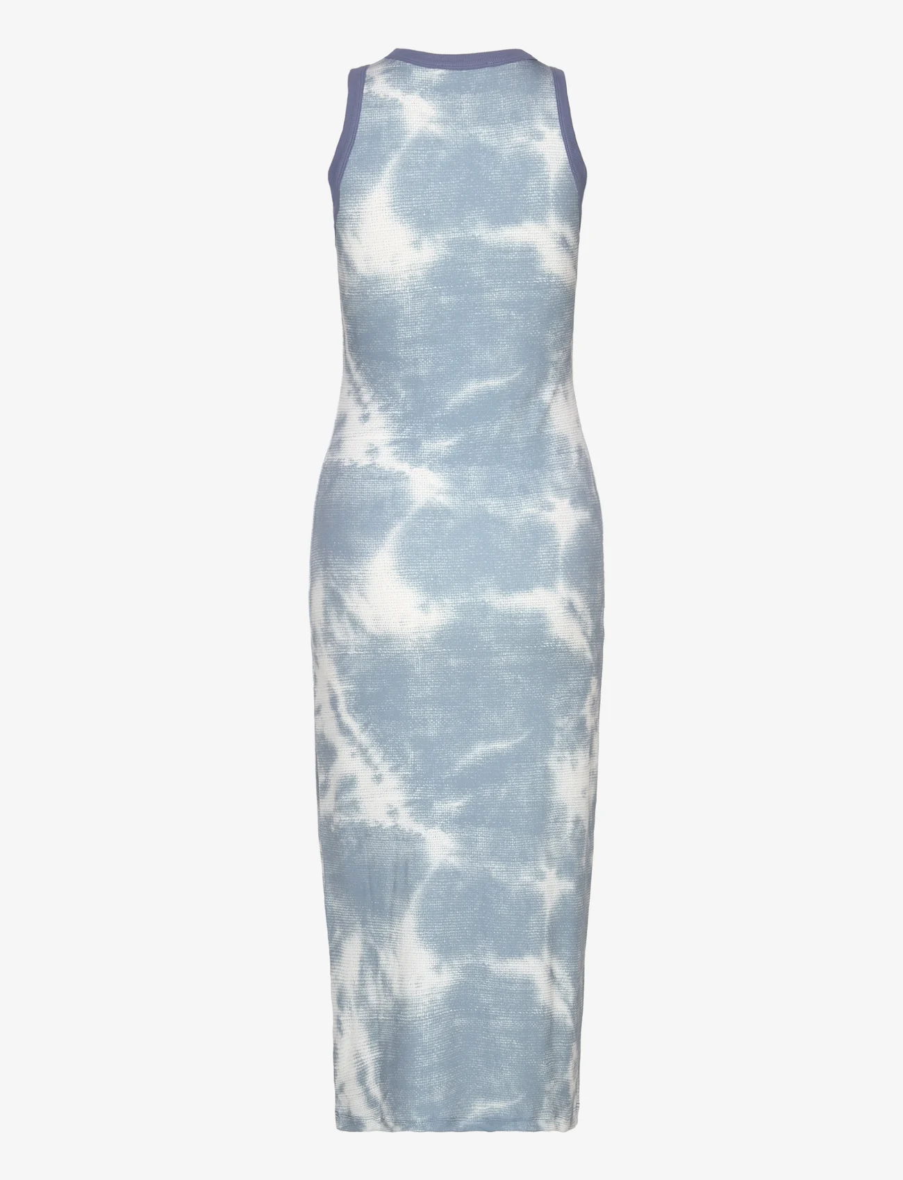 Wood Wood - Lola printed dress - sukienki koszulowe - blue grey - 1