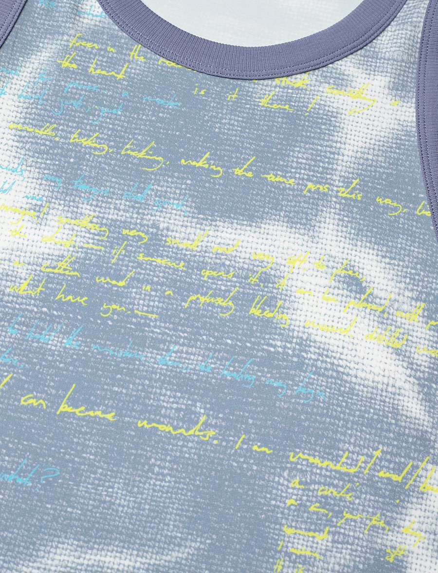 WOOD WOOD - Lola printed dress - sommerkjoler - blue grey - 2