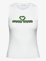 Wood Wood - Nicole rib vest - varrukateta alussärgid - white - 0