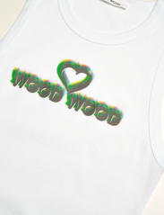 Wood Wood - Nicole rib vest - topi bez piedurknēm - white - 2