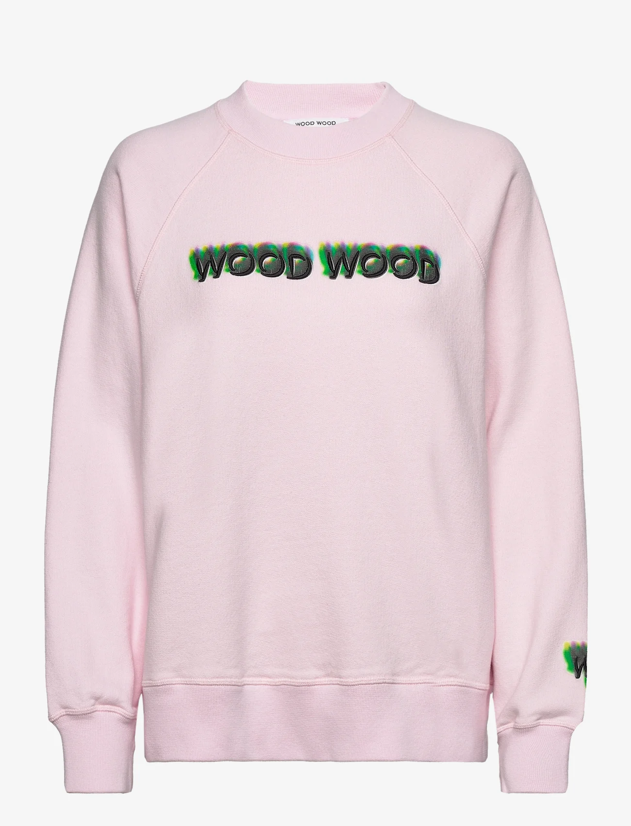 Wood Wood - Leia logo sweatshirt - bluzy z kapturem - blossom - 0