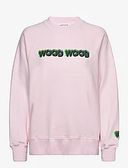 Wood Wood - Leia logo sweatshirt - hættetrøjer - blossom - 0