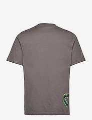 Wood Wood - Bobby logo T-shirt - laisvalaikio marškinėliai - granite grey - 1