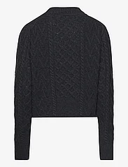 Wood Wood - Tania Aran knit jumper - trøjer - dark grey - 1