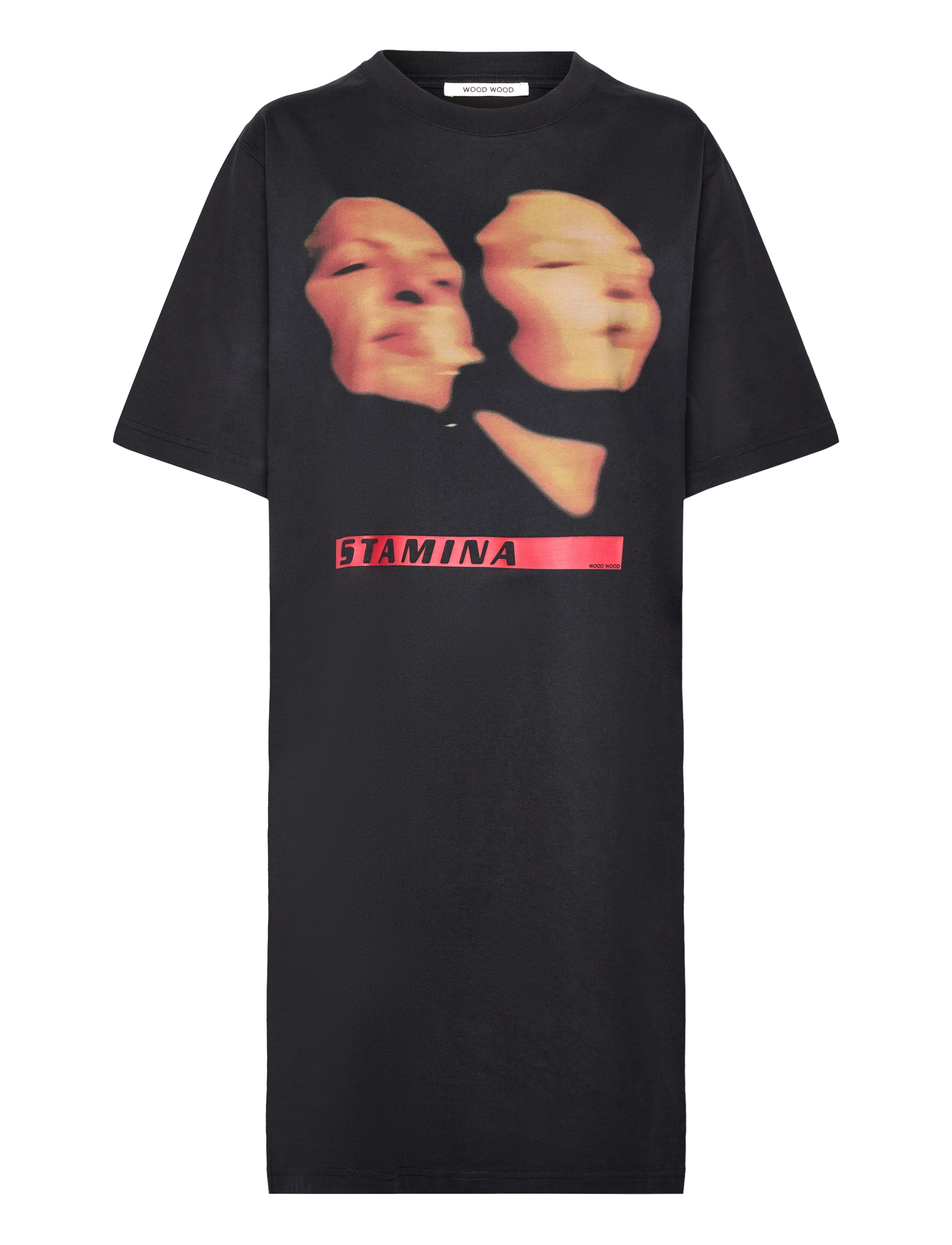 WOOD WOOD Faith Stamina dress T-shirt - T-shirtkjoler - BLACK / black