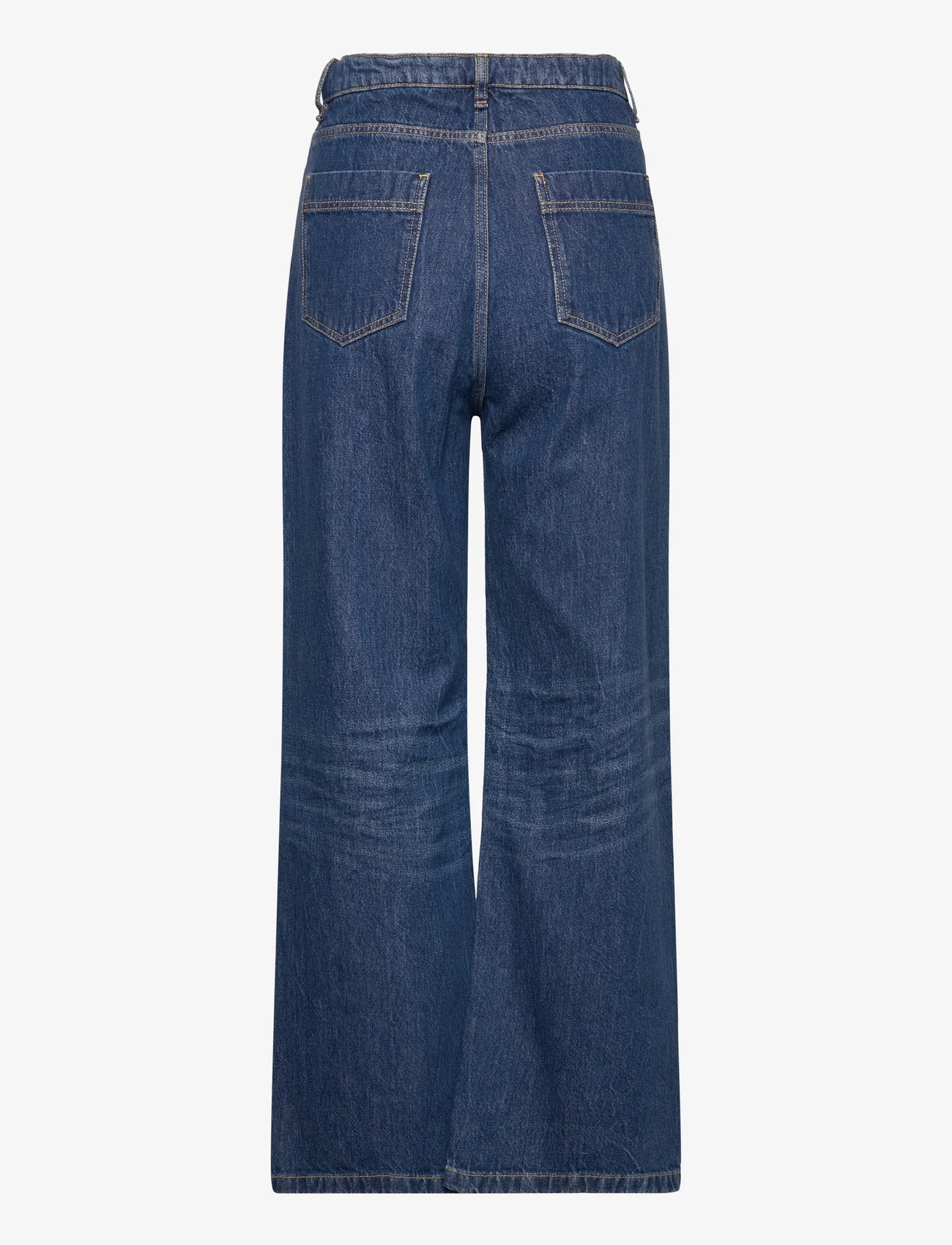 Wood Wood - Ellie Baggy Jeans - wide leg jeans - worn blue - 1