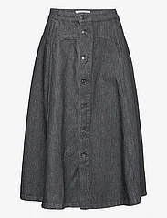 Wood Wood - Agatha Denim Skirt - denimnederdele - black wash - 0