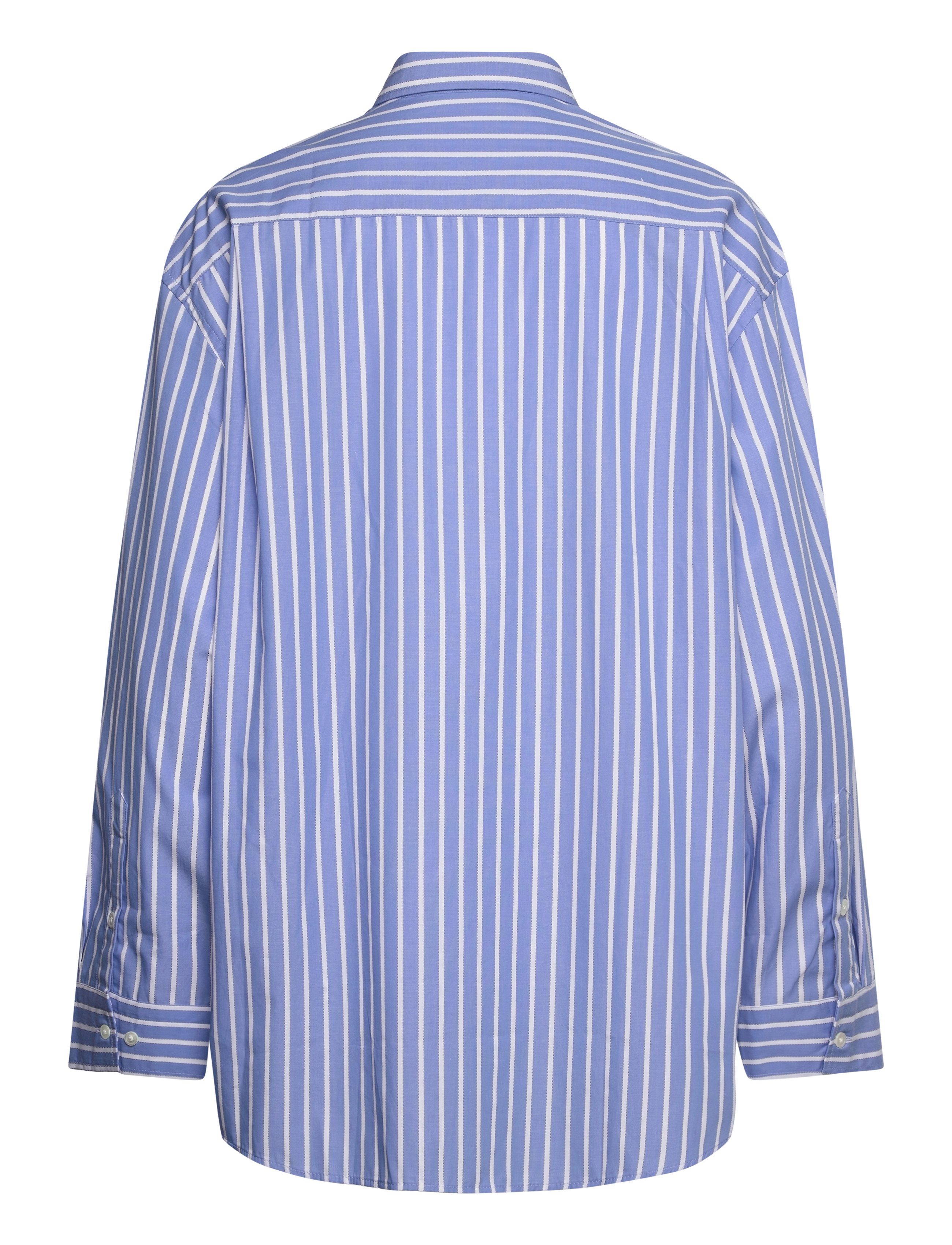 WOOD WOOD - Maxine oversized shirt - långärmade skjortor - blue - 1