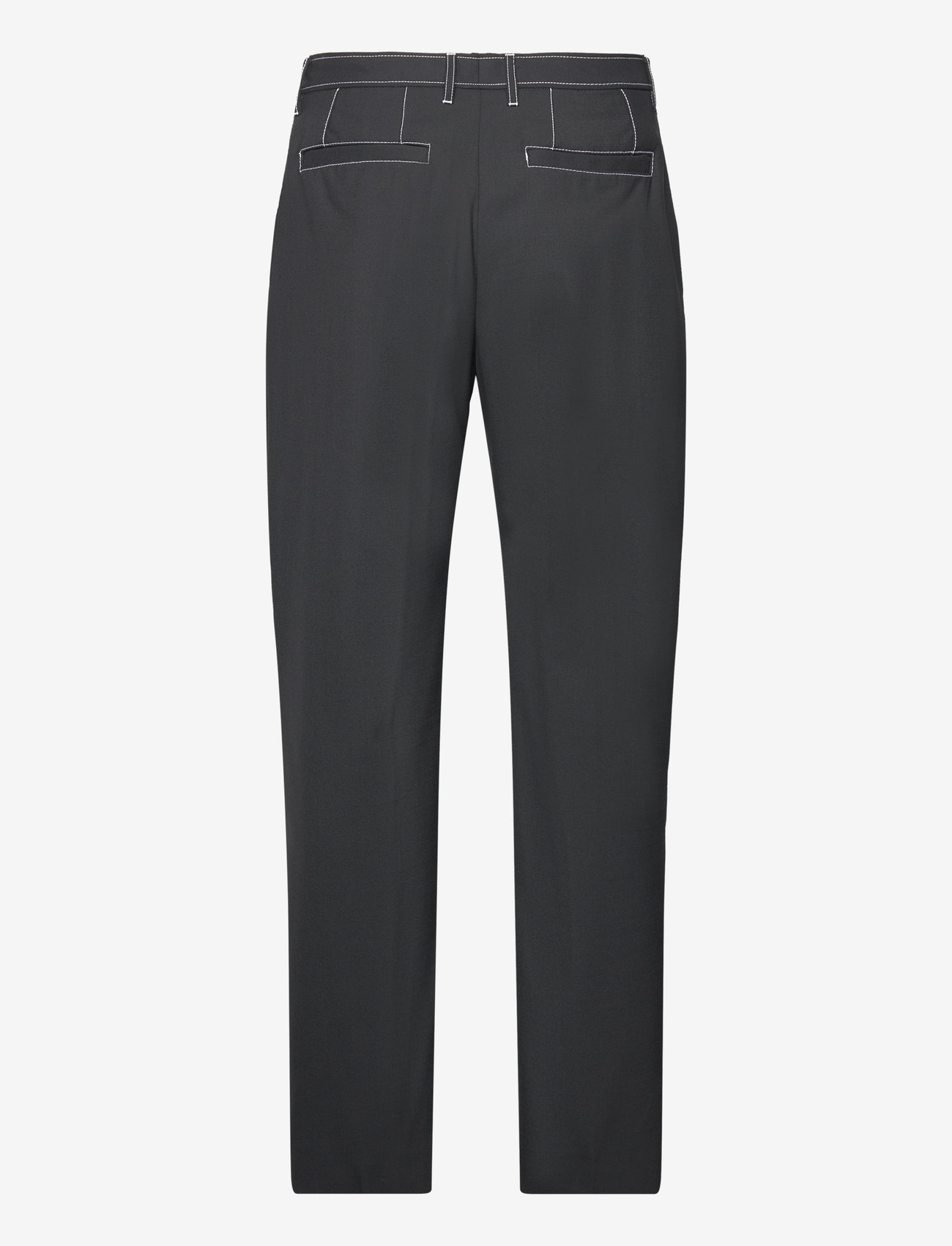 WOOD WOOD - Nathaniel Trousers - casual bukser - black - 2