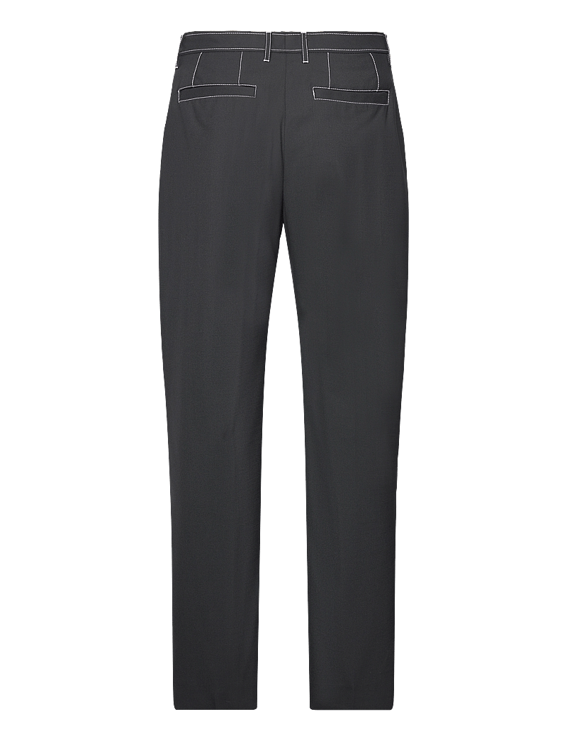WOOD WOOD - Nathaniel Trousers - casual bukser - black - 2