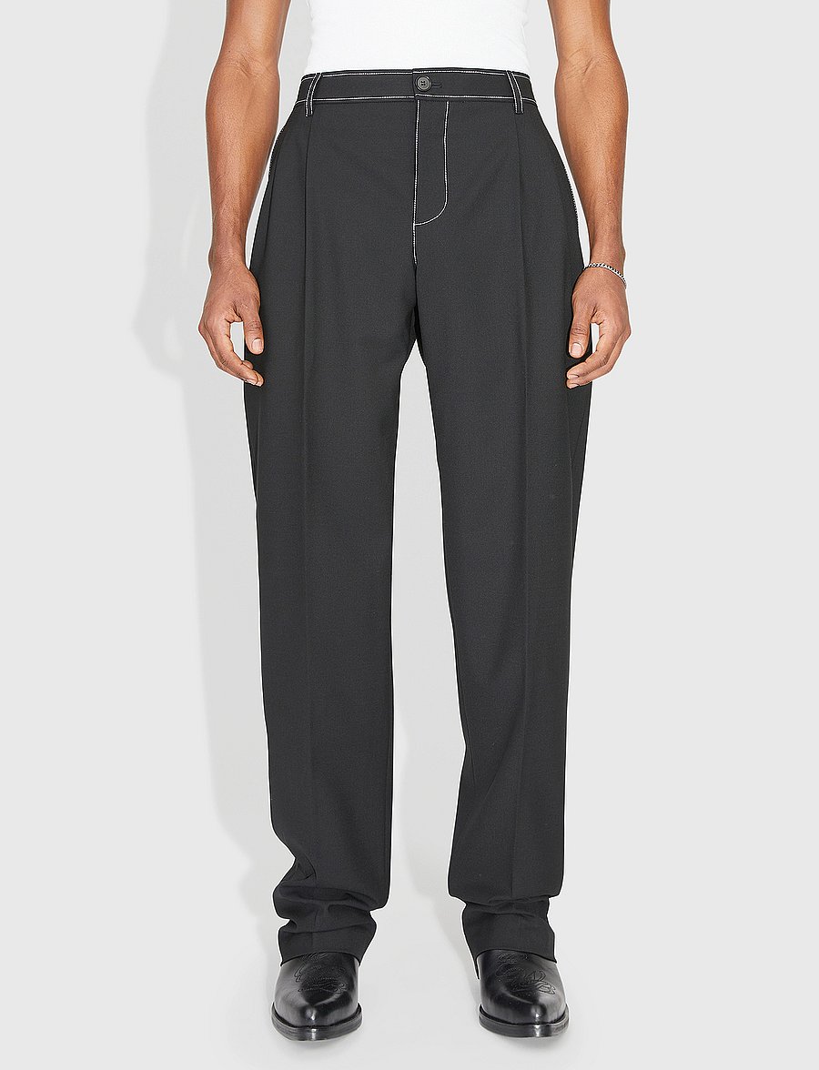 WOOD WOOD - Nathaniel Trousers - casual - black - 0