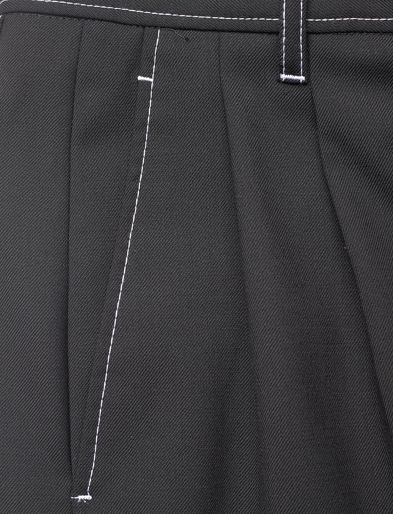 WOOD WOOD - Nathaniel Trousers - casual bukser - black - 5