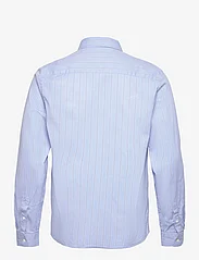 Wood Wood - Timothy Paper Poplin Shirt - lietišķā stila krekli - light blue stripes - 1