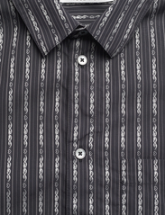 Wood Wood - Timothy Tattoo Stripe Shirt - avslappede skjorter - black stripes - 2