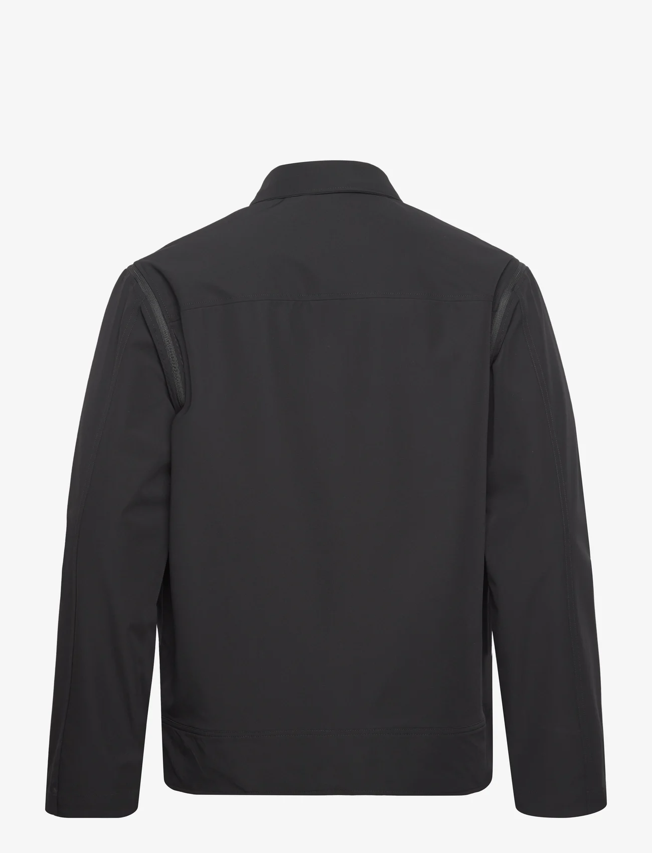 Wood Wood - Lennon Zip Shirt - spring jackets - black - 1