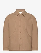 Clive Panelled Shirt - CREAM