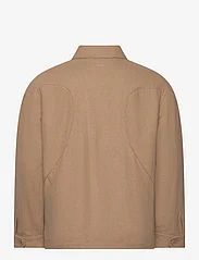 Wood Wood - Clive Panelled Shirt - ulljackor - cream - 1