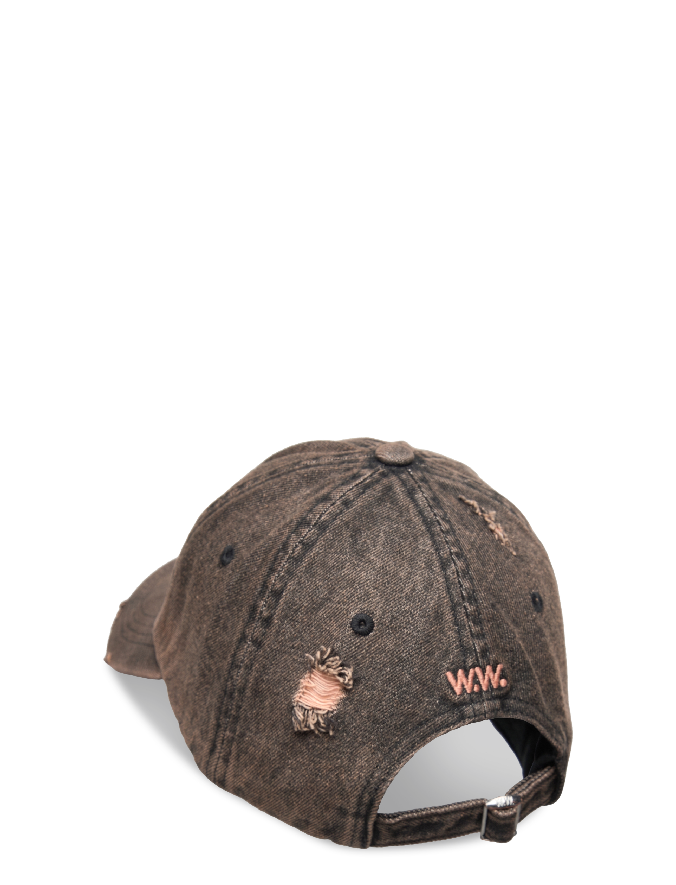 WOOD WOOD - Jonathon Distressed Cap - burnt orange wash - 1