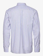 Wood Wood - Nico Poplin Shirt - basic shirts - azure blue stripes - 1