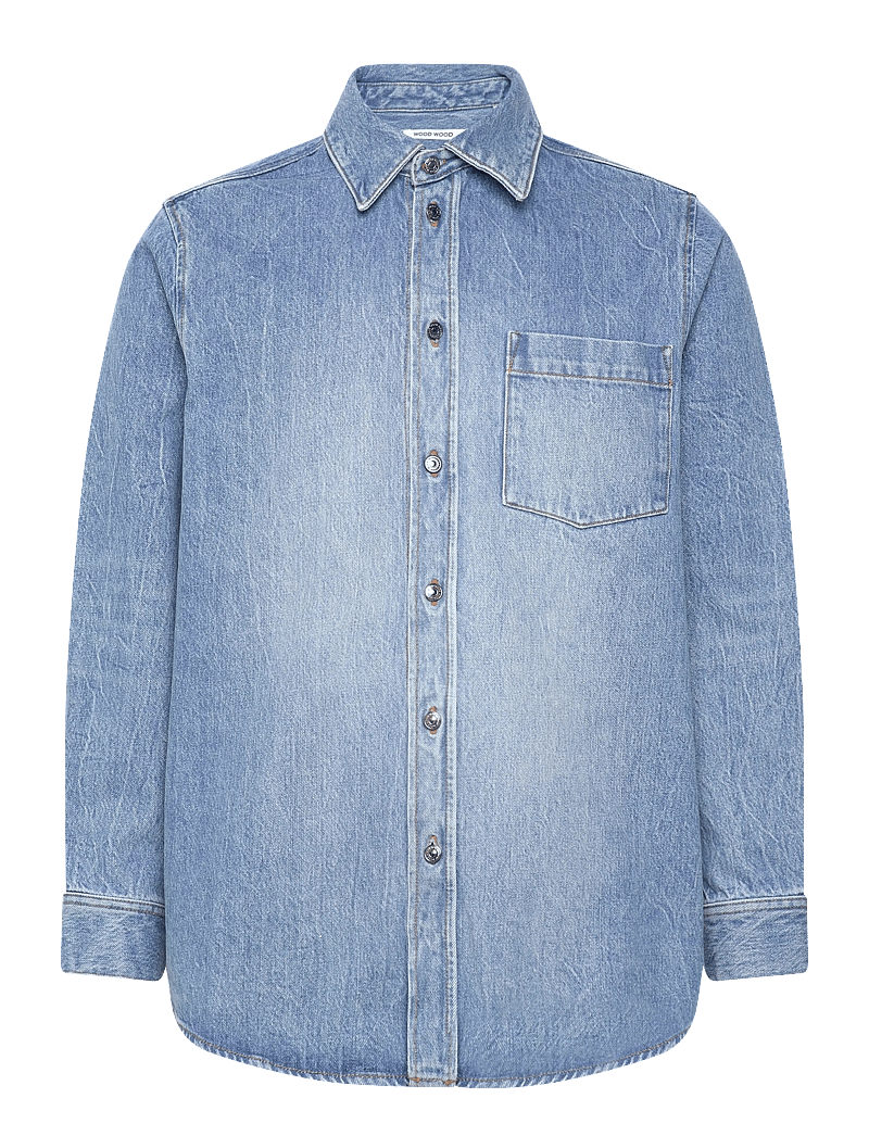 WOOD WOOD Zaman Denim Shirt (WWD12345312-5008) Denim