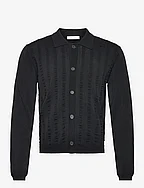 Bryce knit shirt - BLACK