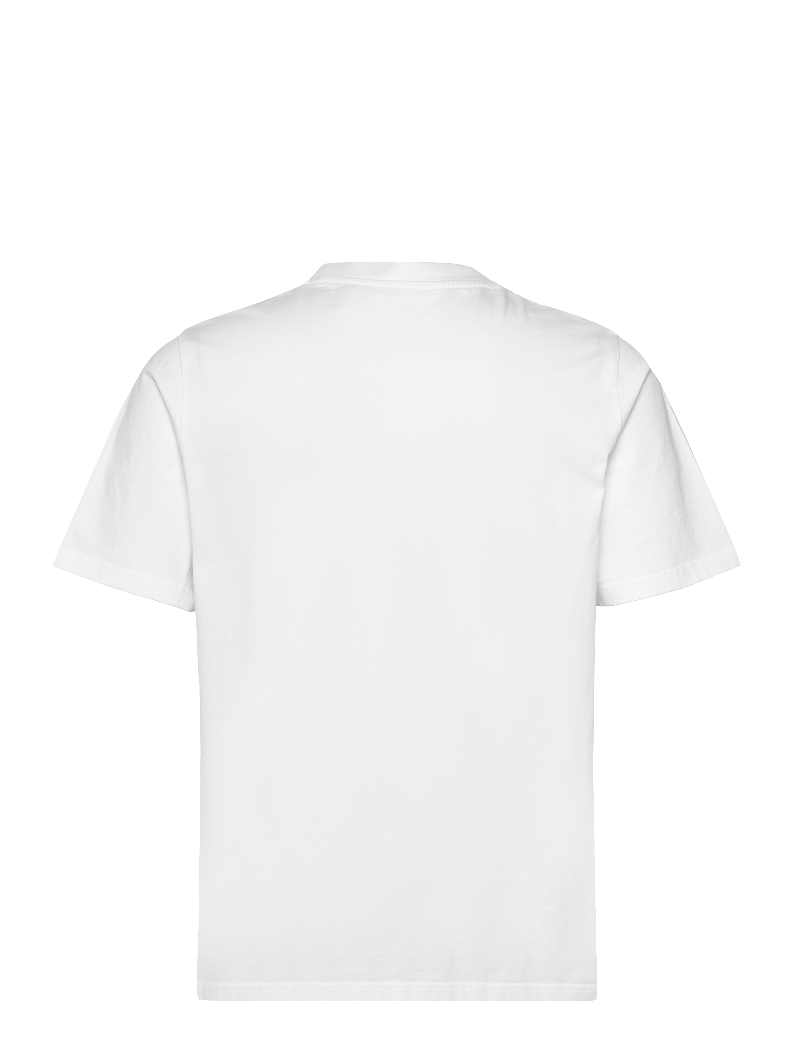 WOOD WOOD - Bobby double logo T-shirt - white - 1