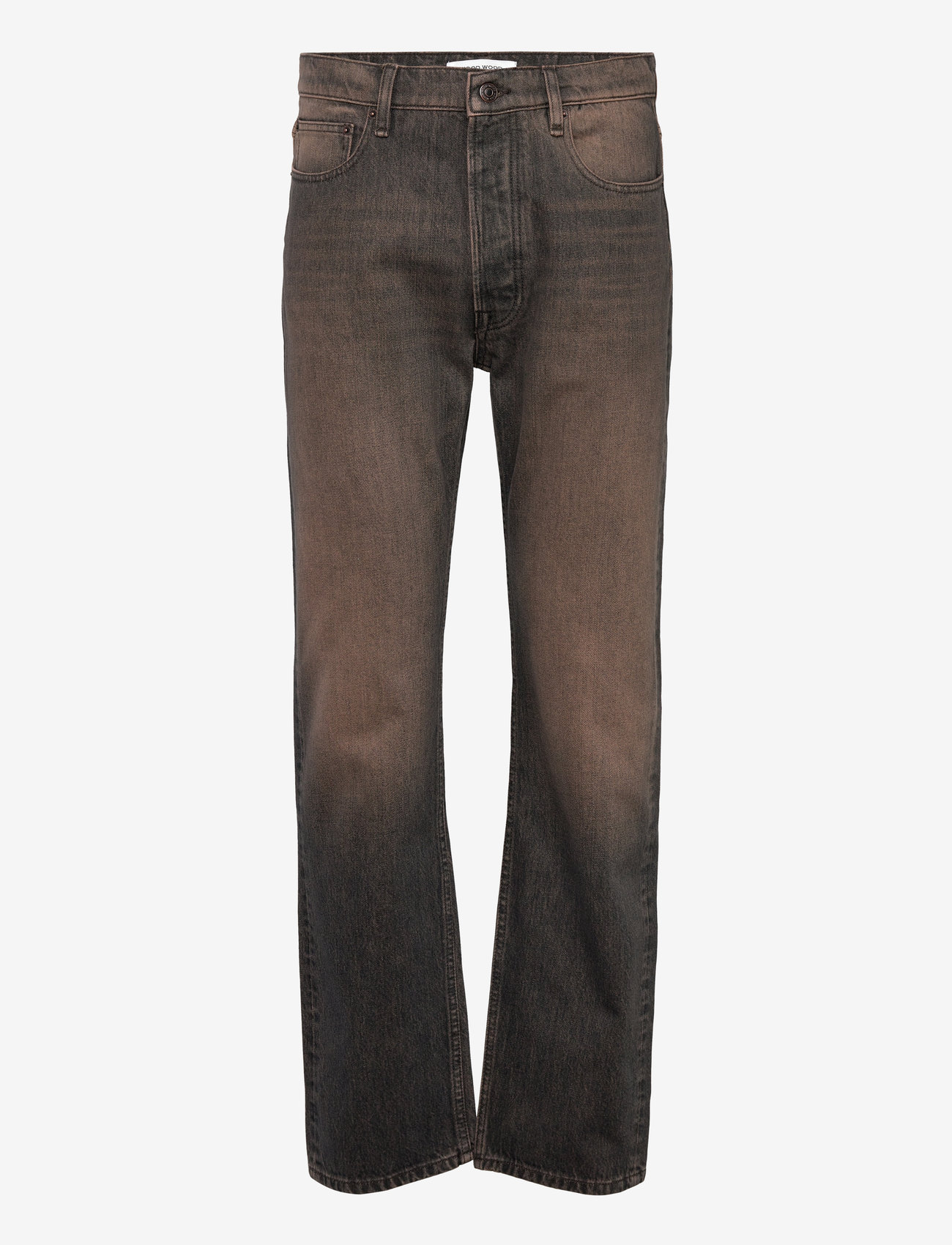 WOOD WOOD - Al Straight Leg Jeans - loose jeans - burnt orange wash - 0