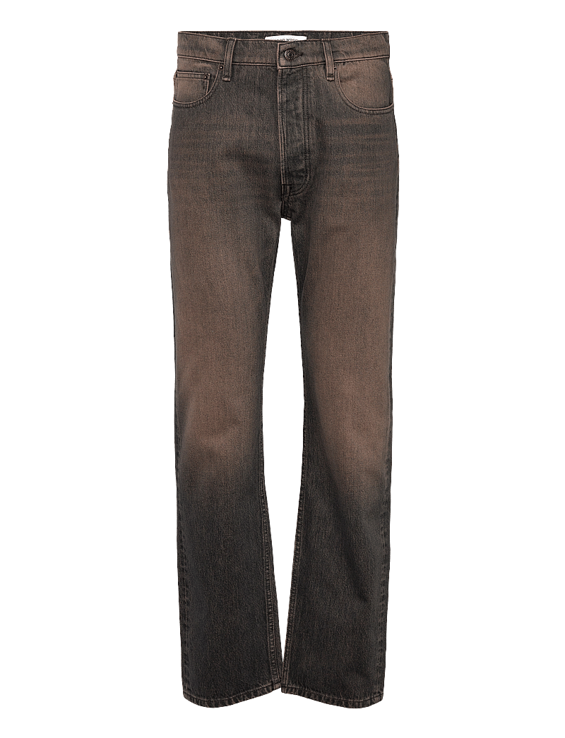 WOOD WOOD - Al Straight Leg Jeans - loose jeans - burnt orange wash - 0