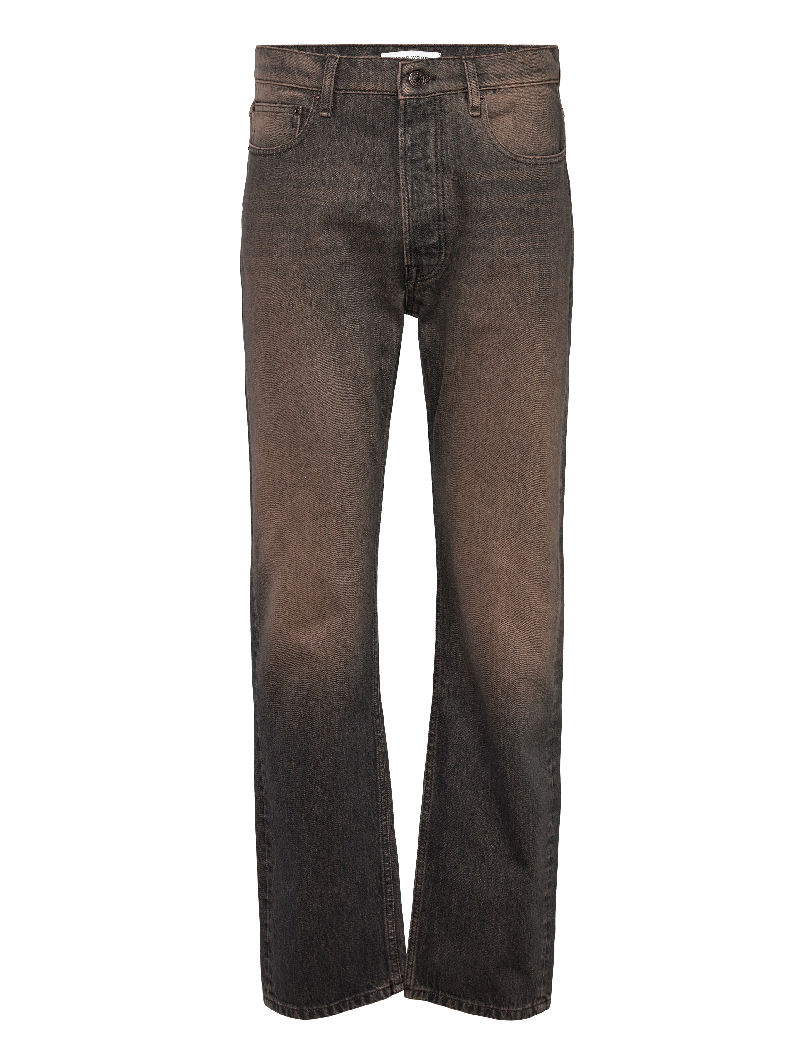 WOOD WOOD - Al Straight Leg Jeans - loose jeans - burnt orange wash - 0